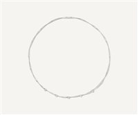 Collar Marco Bicego Mujer Marrakech in Oro blanco Diamante CG337-B1